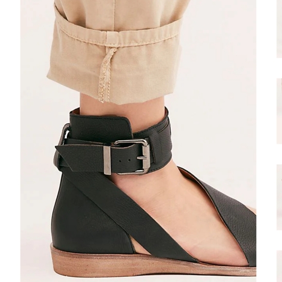 FREE PEOPLE Vale Boot Sandals Black - Picture 4 of 14